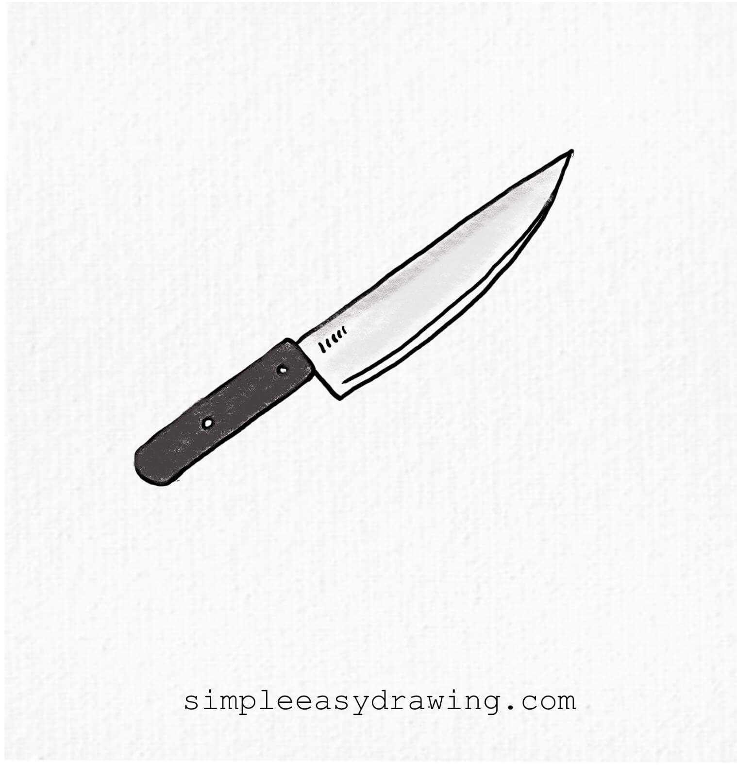 Easy knife drawing