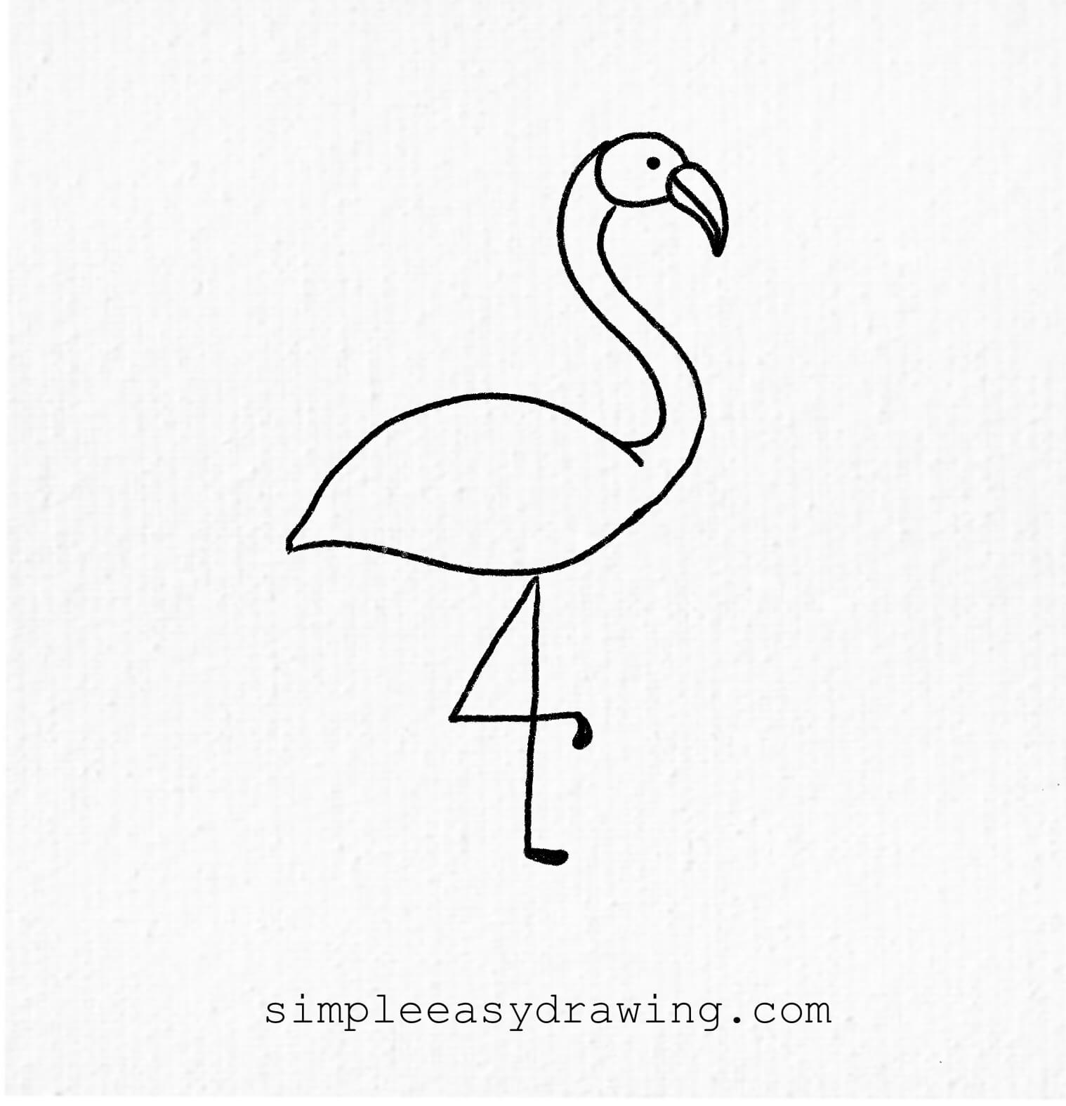 Swan outline drawing for coloring