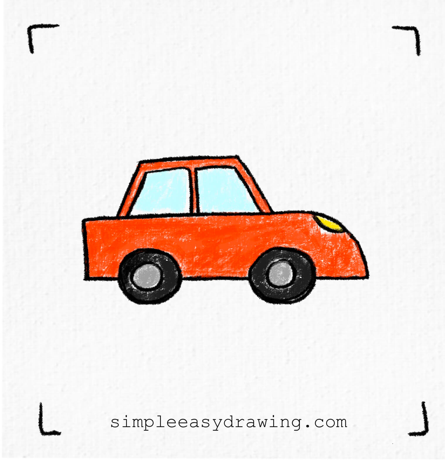 Car Drawing Easy
