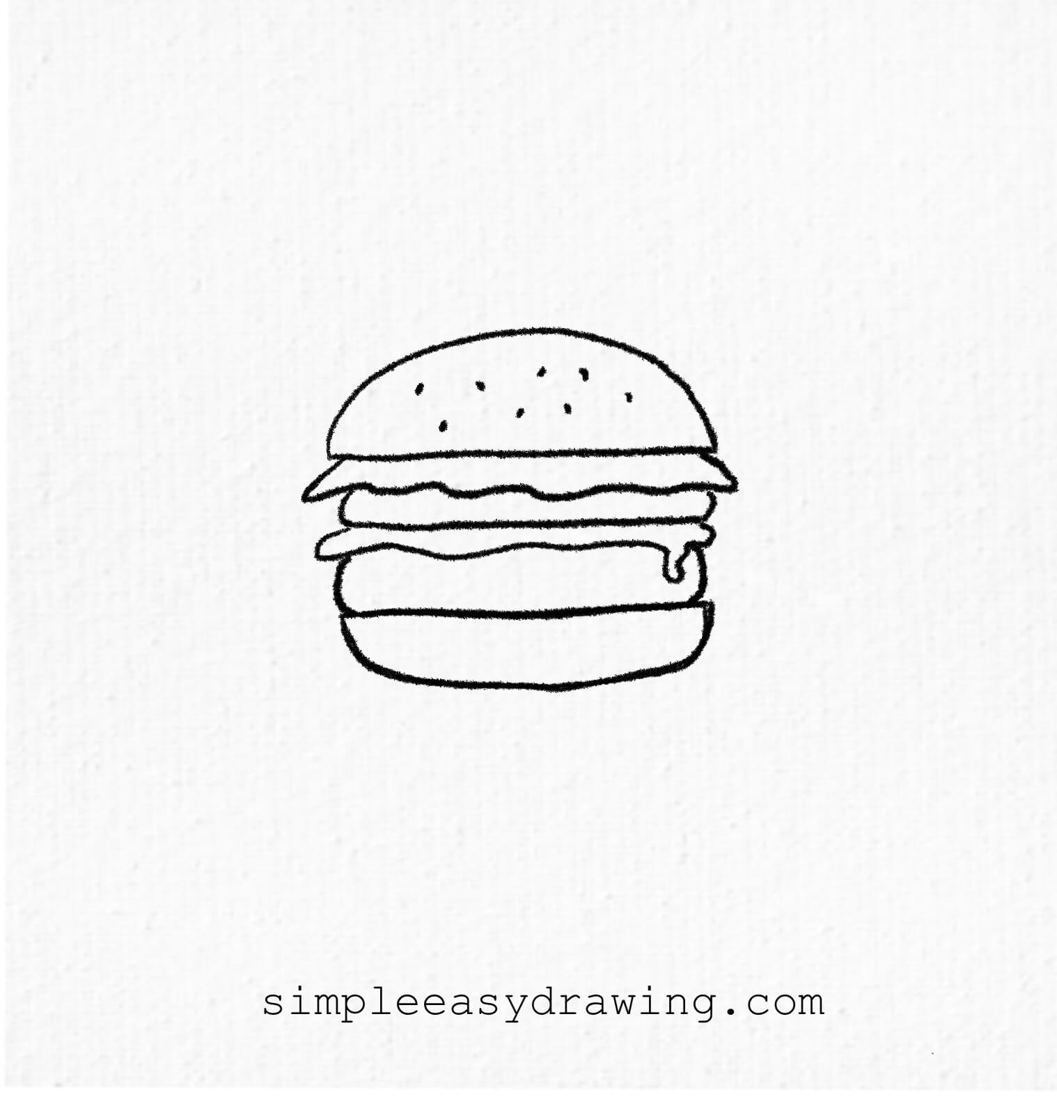 Hamburger Drawing