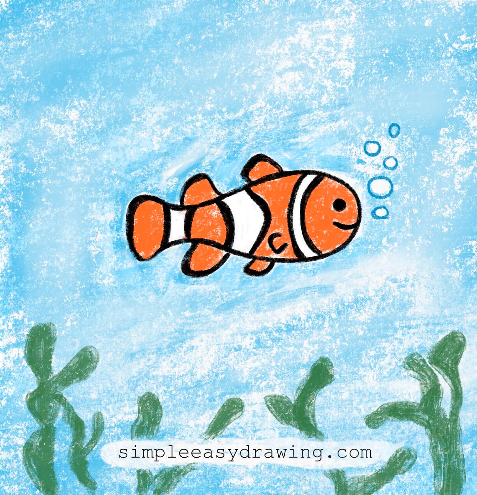 How to Draw a Clownfish – Easy Step by Step Tutorial for Kids