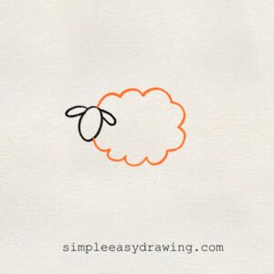 How to Draw a Sheep Step by Step | Simple Easy Drawing