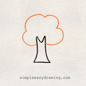 How to Draw a Tree Step by Step | Simple Easy Drawing