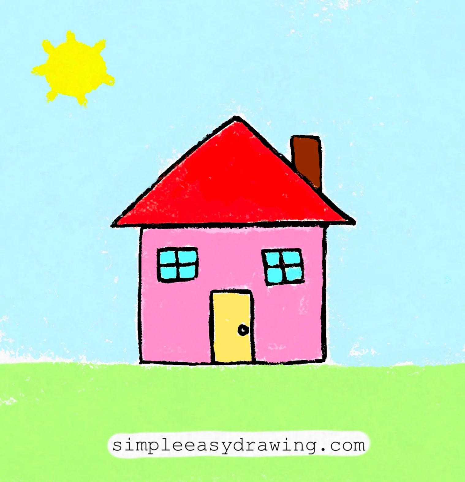 How to Draw a House Step by Step | Simple Easy Drawing