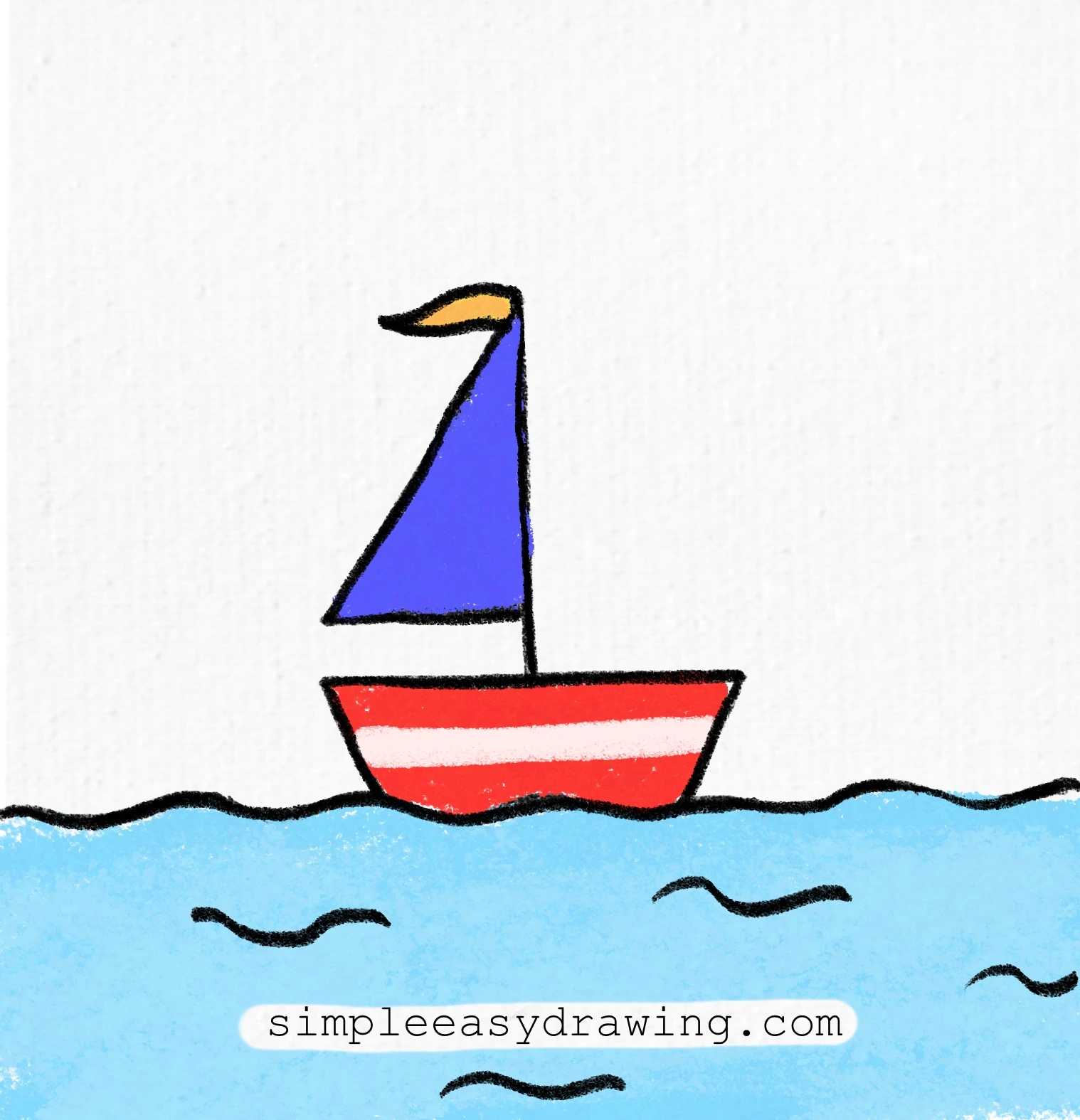 How To Draw A Boat Drawing Easy Drawing Tutorial Educational Images 