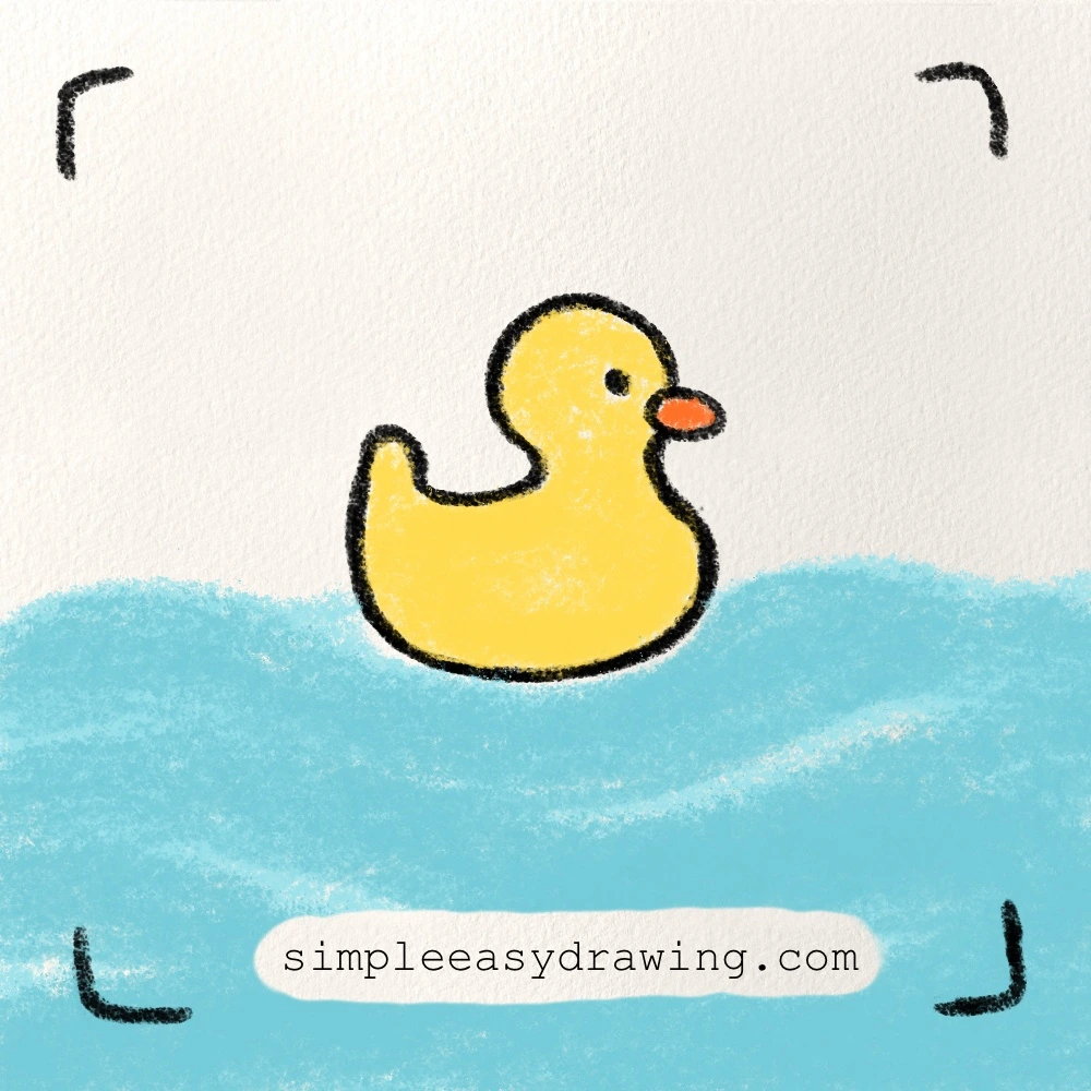 Rubber duck drawing 