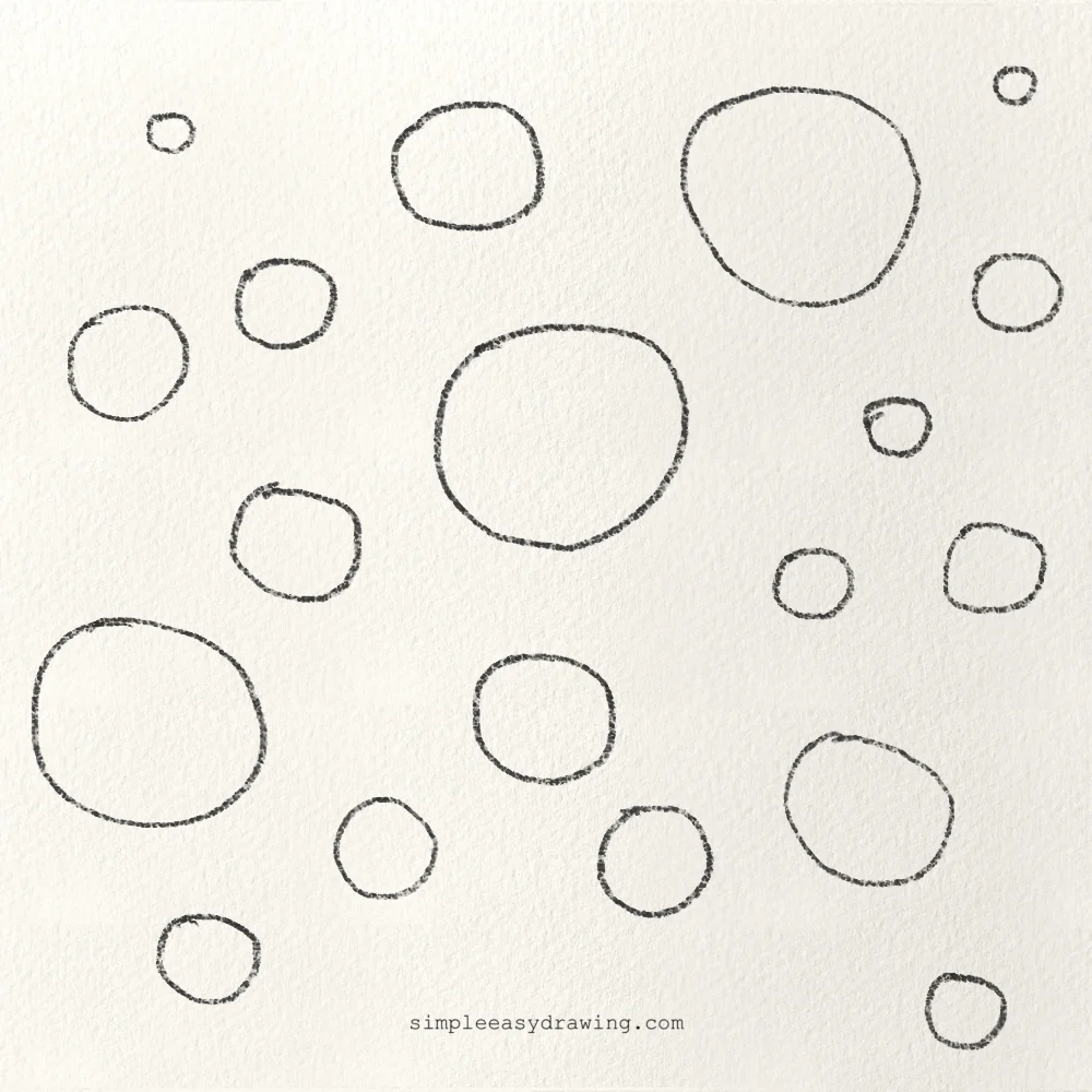 Drawing circles of different sizes to improve shape control