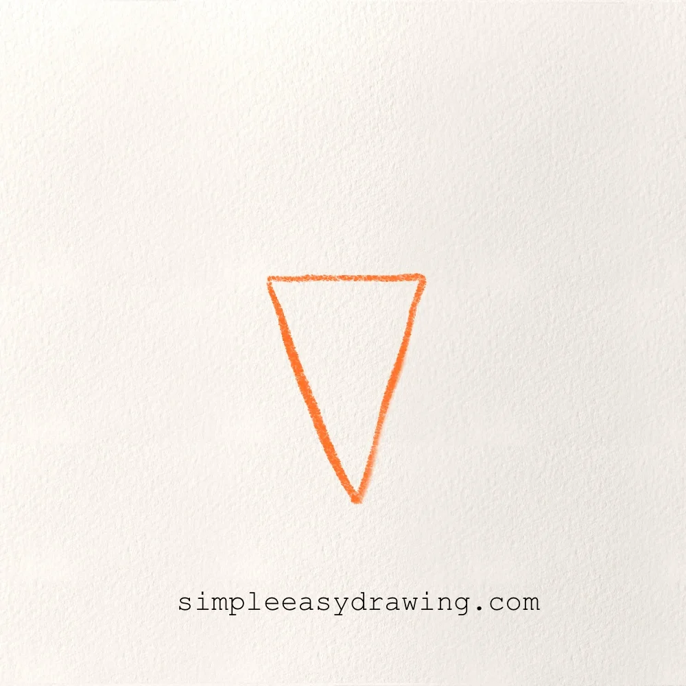 Draw the ice cream cone.