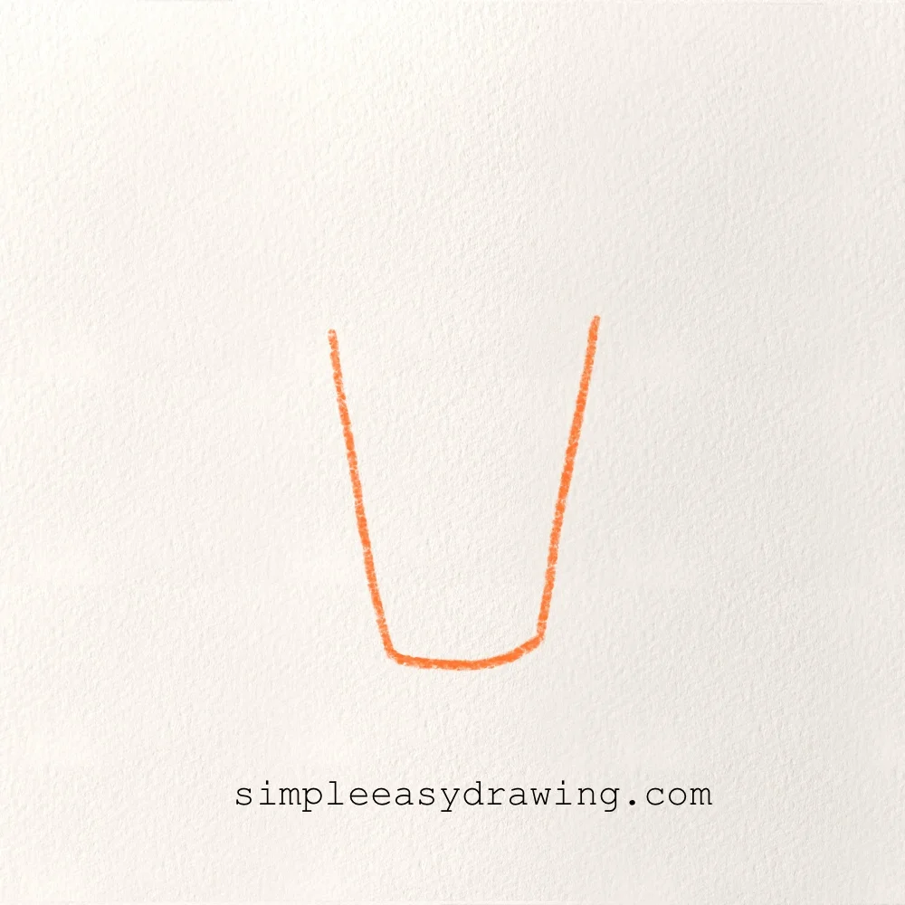 Step 1 of lemonade drawing