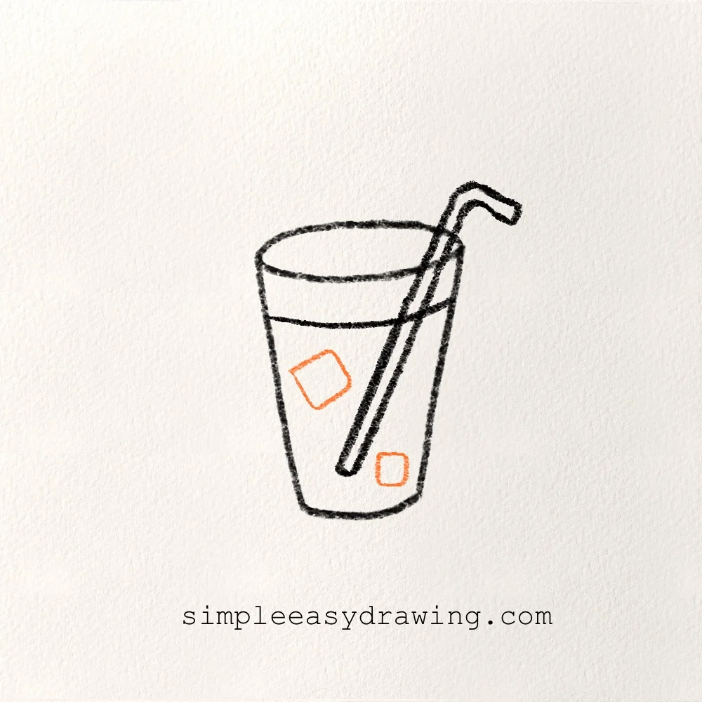 Step 5 of lemonade drawing