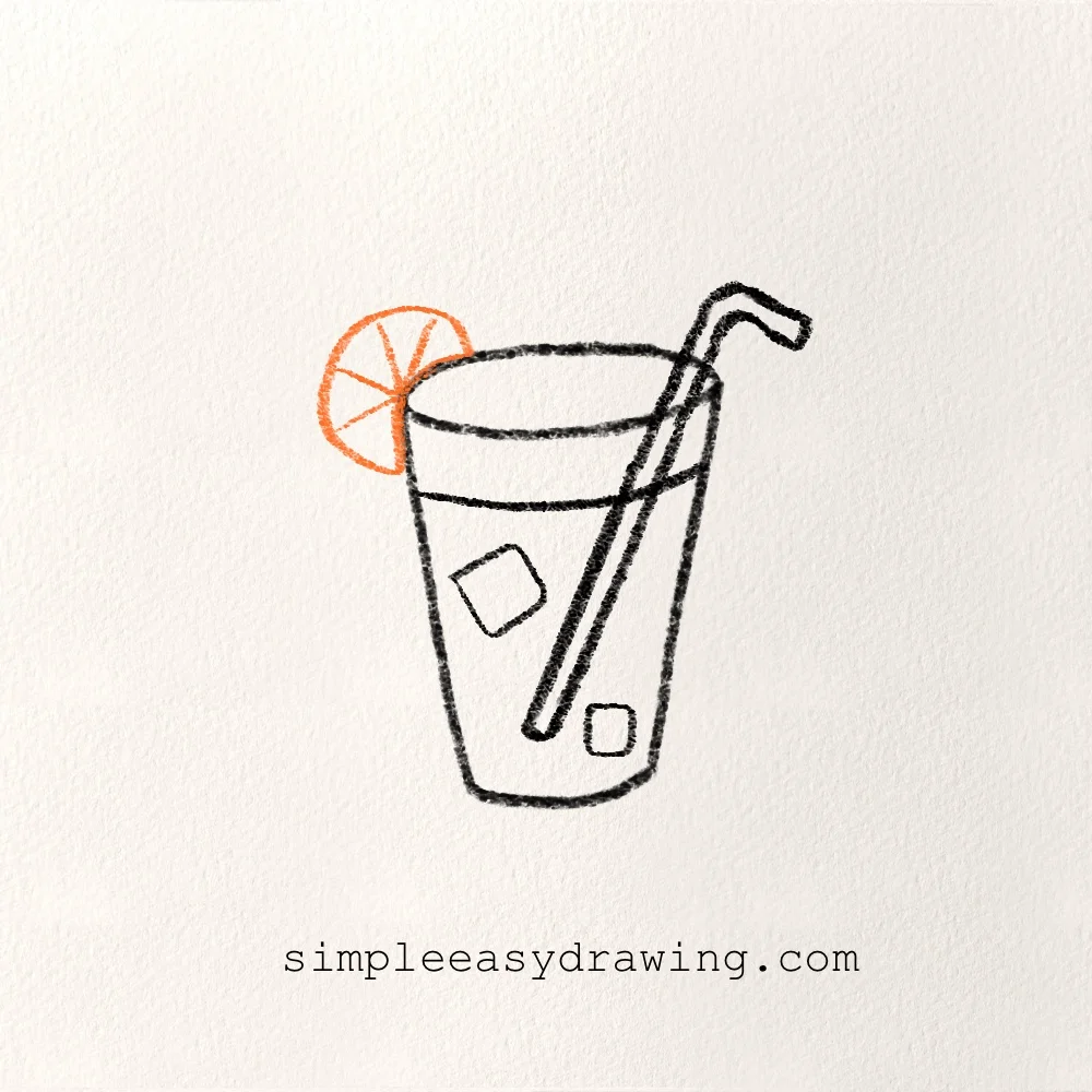 Step 6 of lemonade drawing