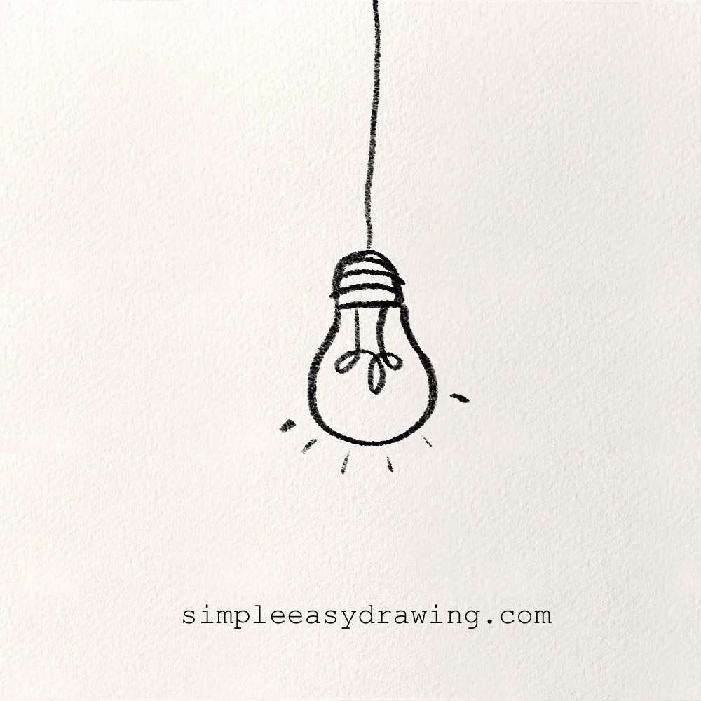 Lightbulb drawing