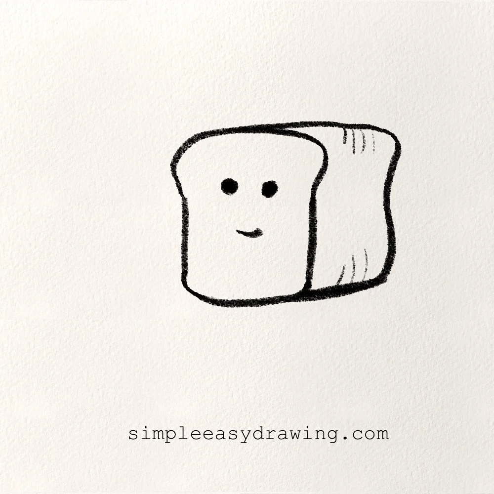 Bread loaf drawing