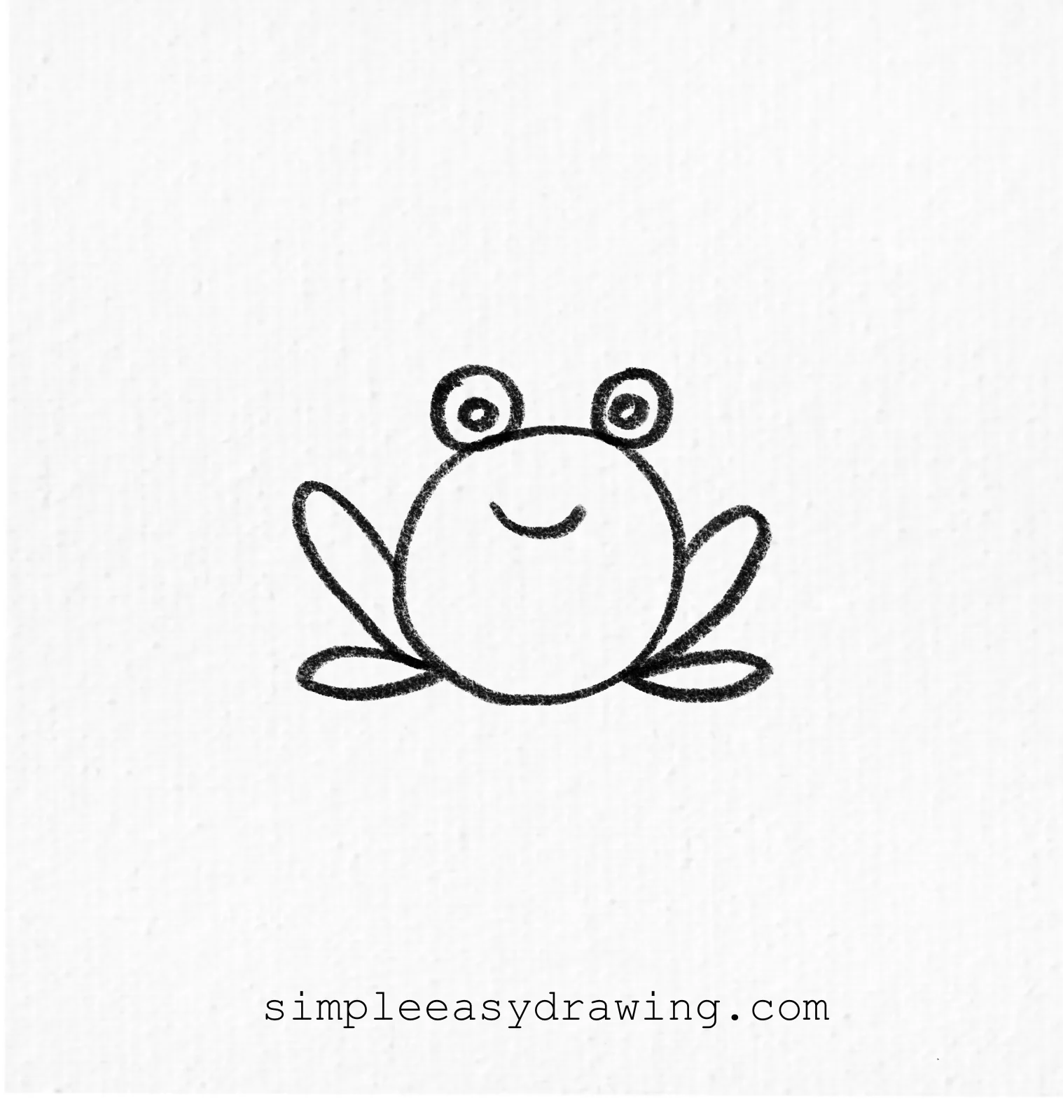 cute frog drawing