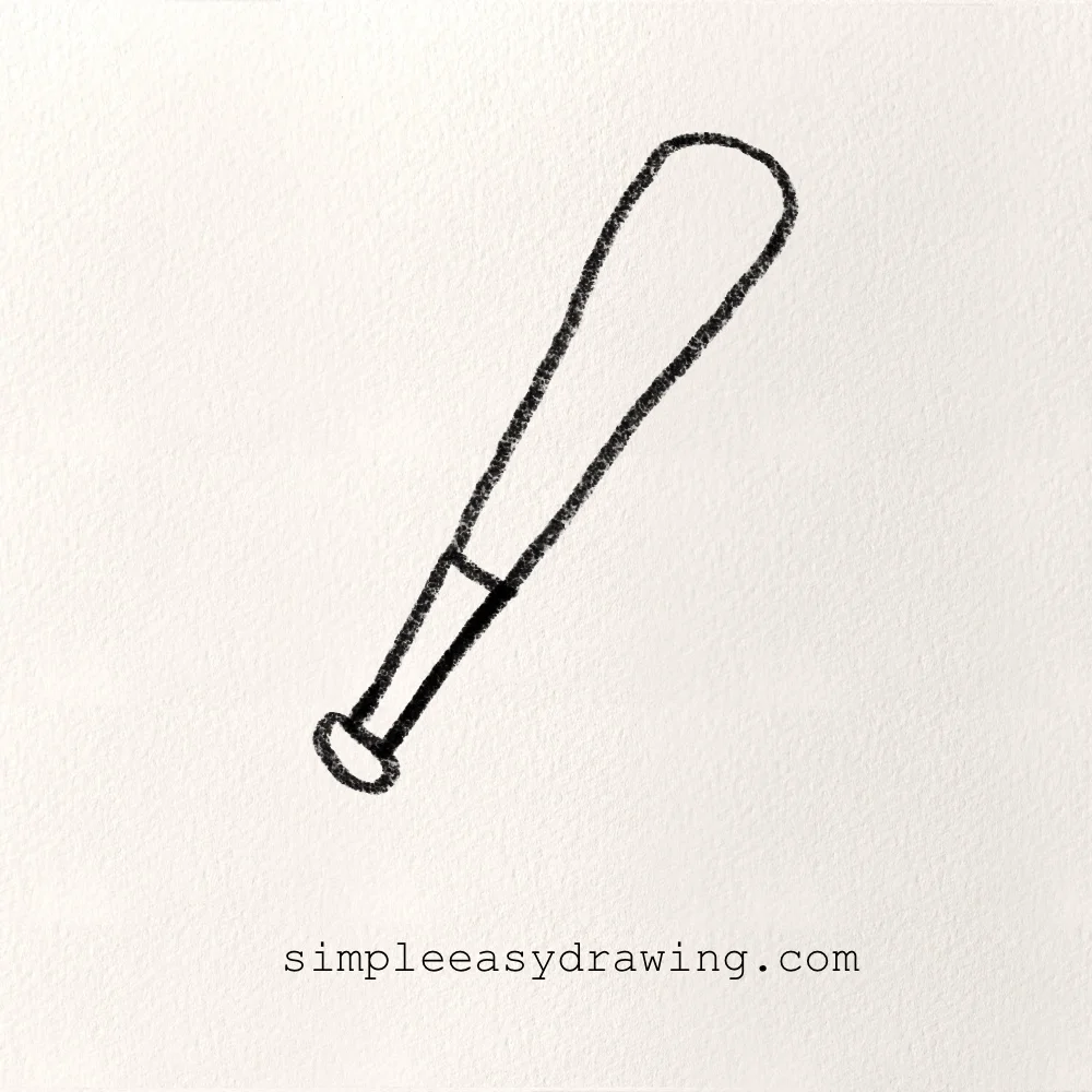 Baseball bat drawing