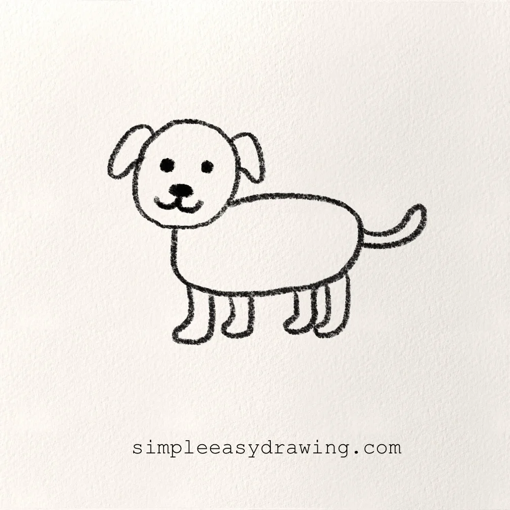 Dog drawing 