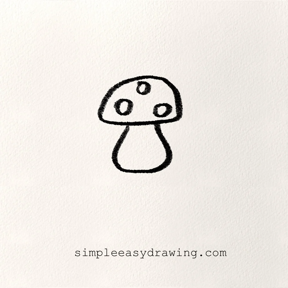 Mushroom drawing