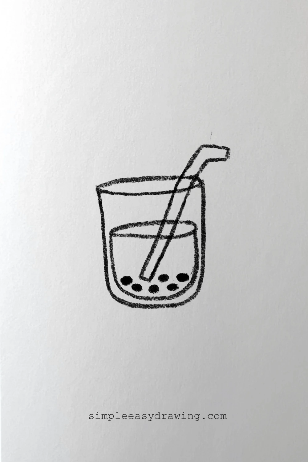 Boba drink drawing