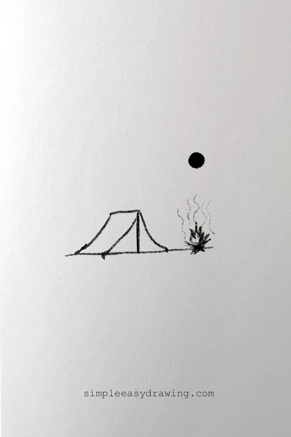 Campfire drawing