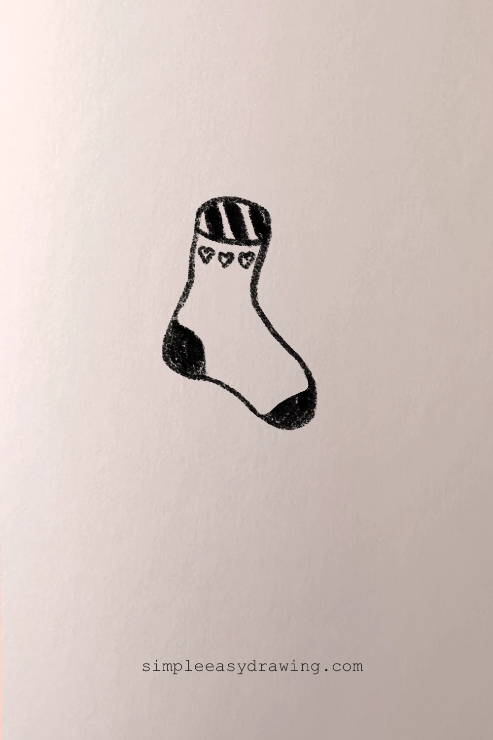Christmas socks drawing