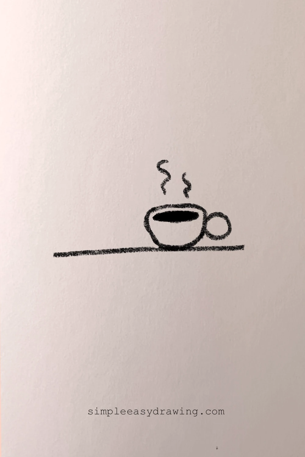 Coffee mug drawing