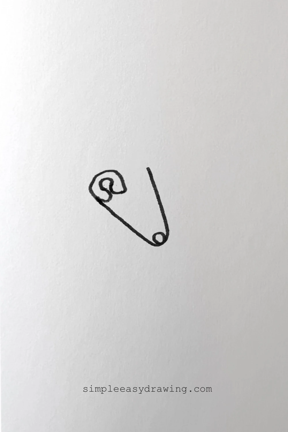 Safety pin drawing